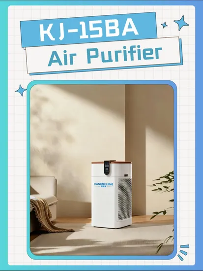 New Smart Home Plasma Air Purifier with Wheels&HEPA Filter, Household Portable, Eco-Friendly, Sleep Aid, Child Lock, OEM ODM China Factory, Kj-15ba